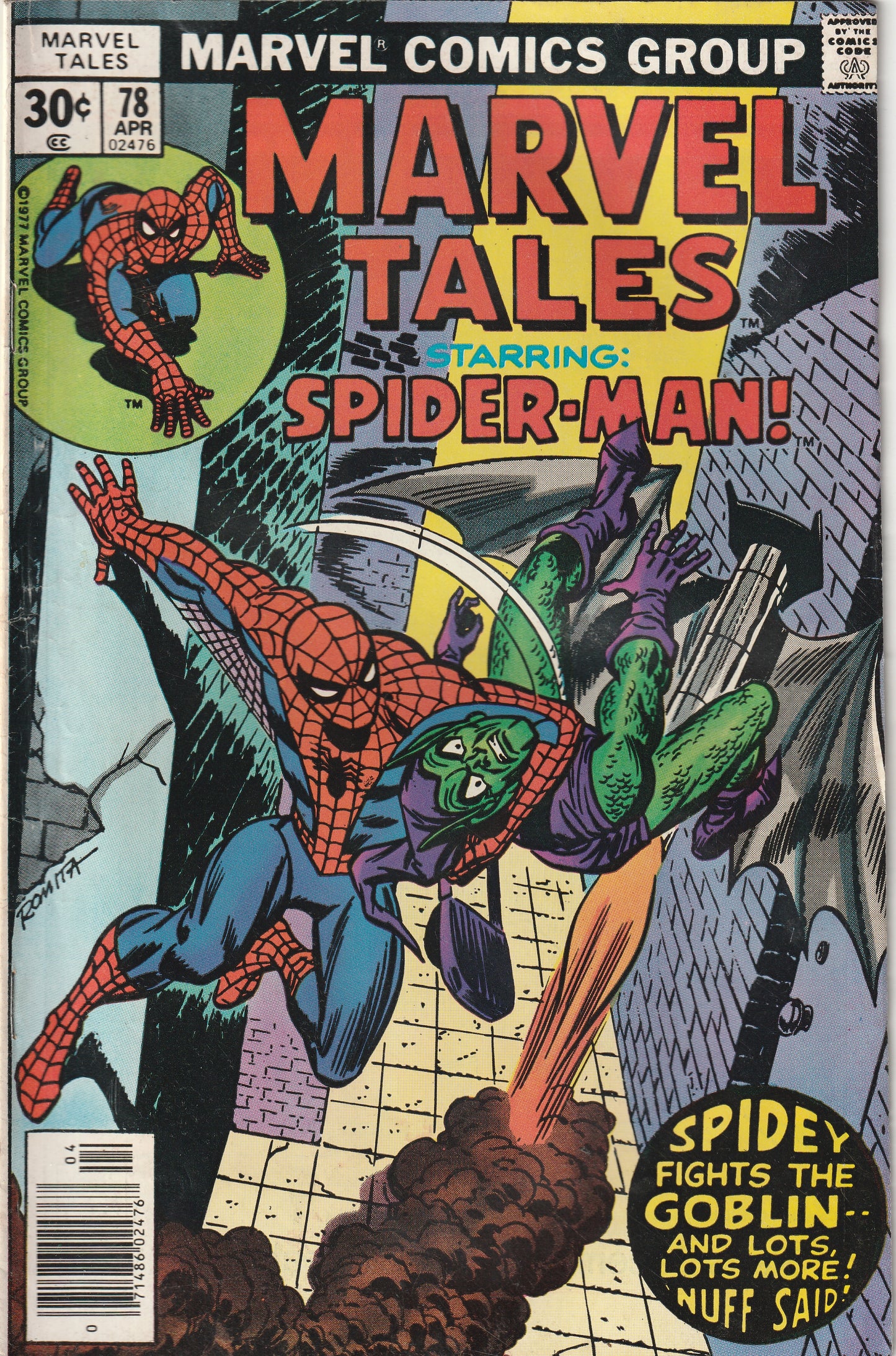 Marvel Tales #78 (1977) - Reprints Amazing Spider-Man 97