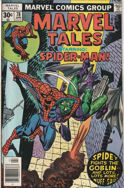 Marvel Tales #78 (1977) - Reprints Amazing Spider-Man 97