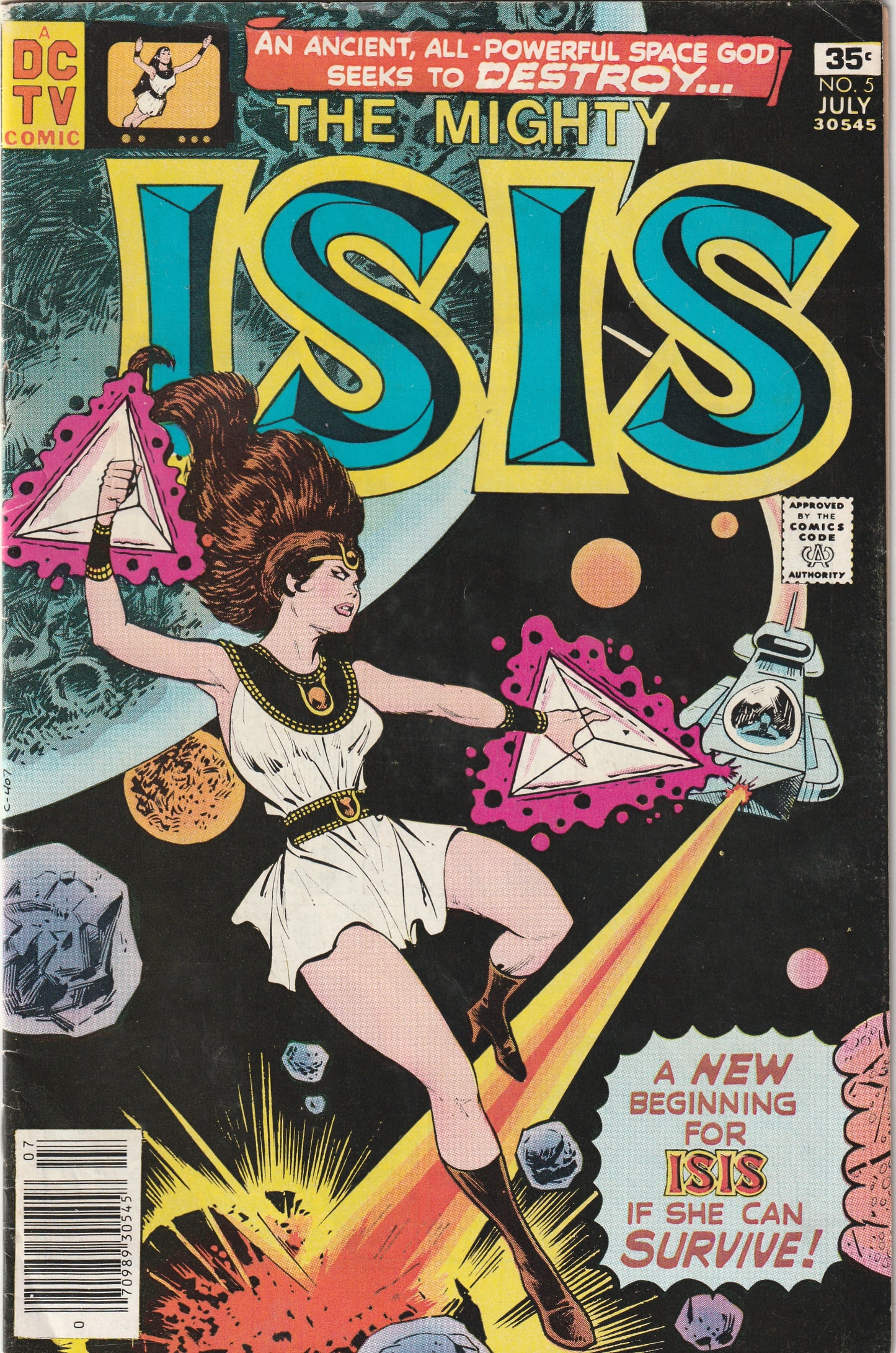 Isis #5 (1977) - New look Isis