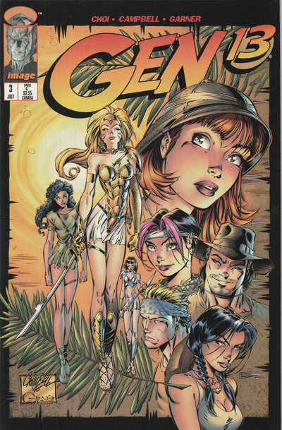 Gen 13 #3 (Volume 2, 1995) - J. Scott Campbell cover