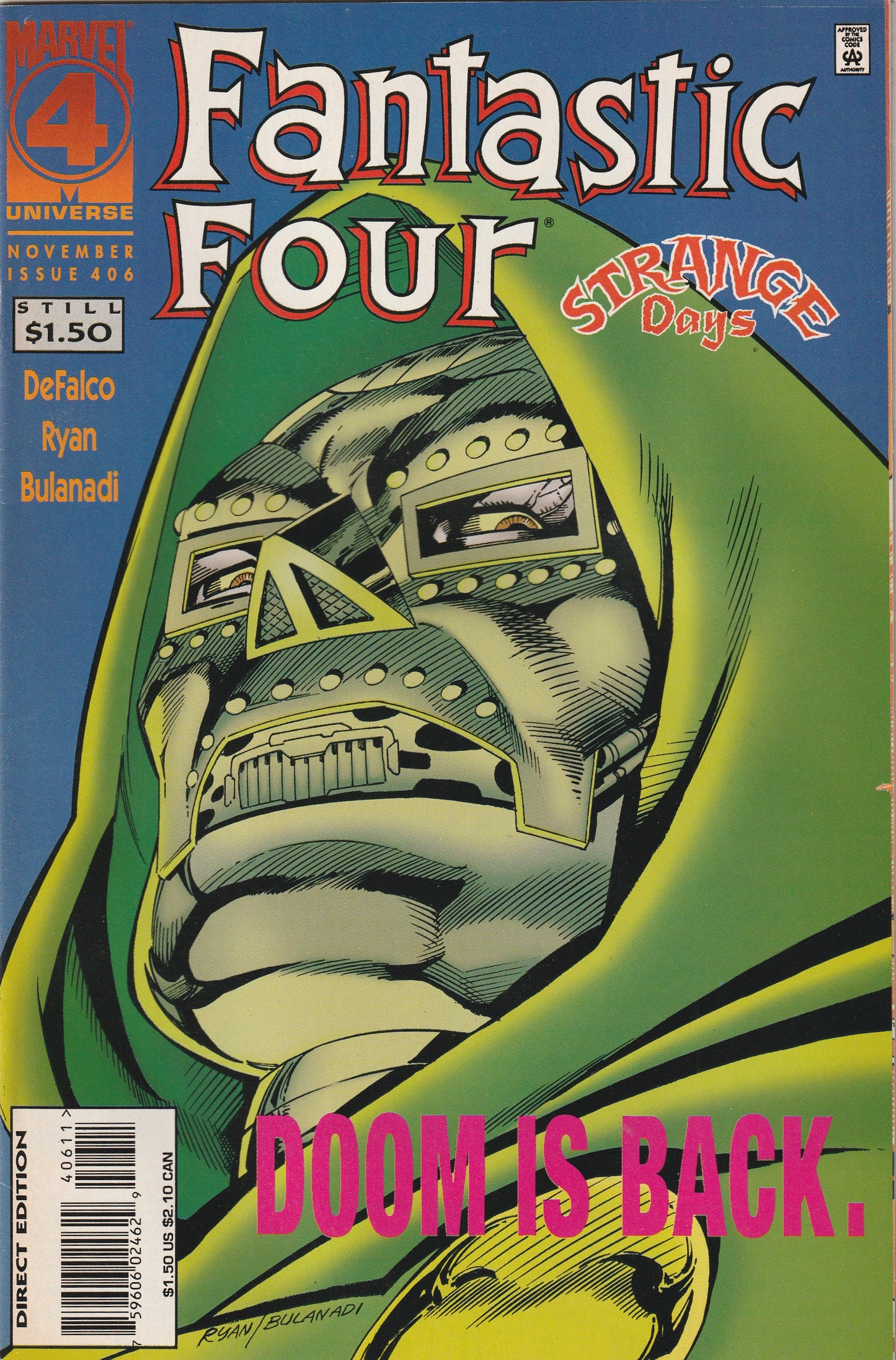 Fantastic Four #406 (1995) - 1st Appearance of Hyperstorm