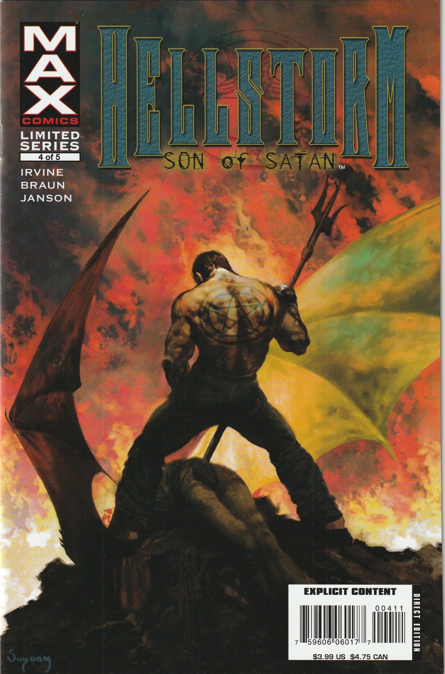 Hellstorm: Son of Satan (2006-2007) MAX - 5 issue mini series (Explicit Content)