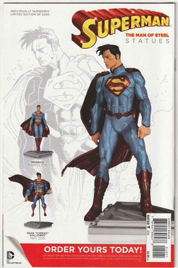 Superman #40 (2015) - Dave Johnson Movie Poster Variant Cover - Super Fly