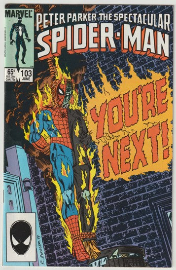 Peter Parker The Spectacular Spider-Man #103 (1985) - 1st Peter David work