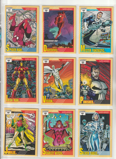 1991 Impel Marvel Universe Series 2 - Complete base set + 4 Holograms