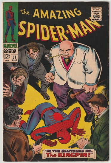Amazing Spider-Man #51 (1967) - 1st Kingpin Cover