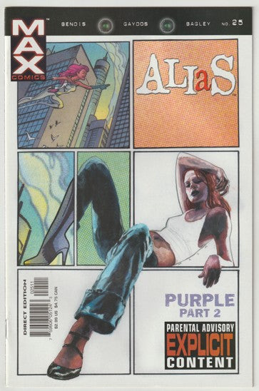 Alias #25 (2003) - MAX Explicit Content - Purple Man