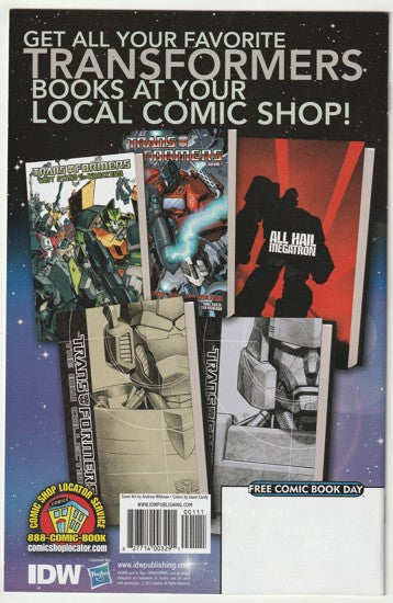 TransFormers: Regeneration One #80.5 (2012) - Free Comic Book Day issue