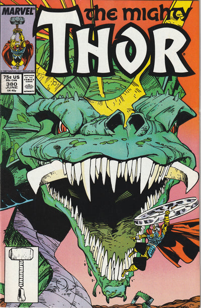 Mighty Thor #380 (1987) - Death of Midgard Serpent