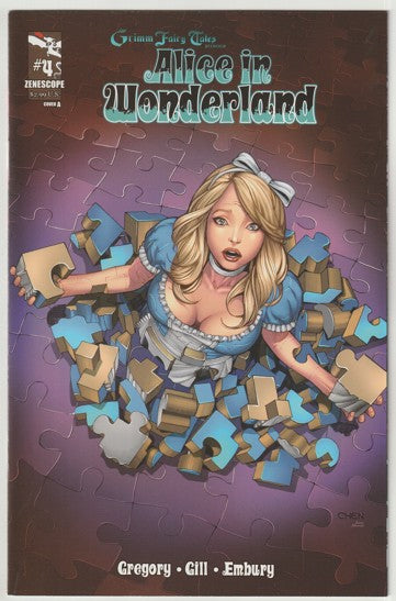 Grimm Fairy Tales Presents Alice in Wonderland #4 (2012) - Regular Sean Chen Cover