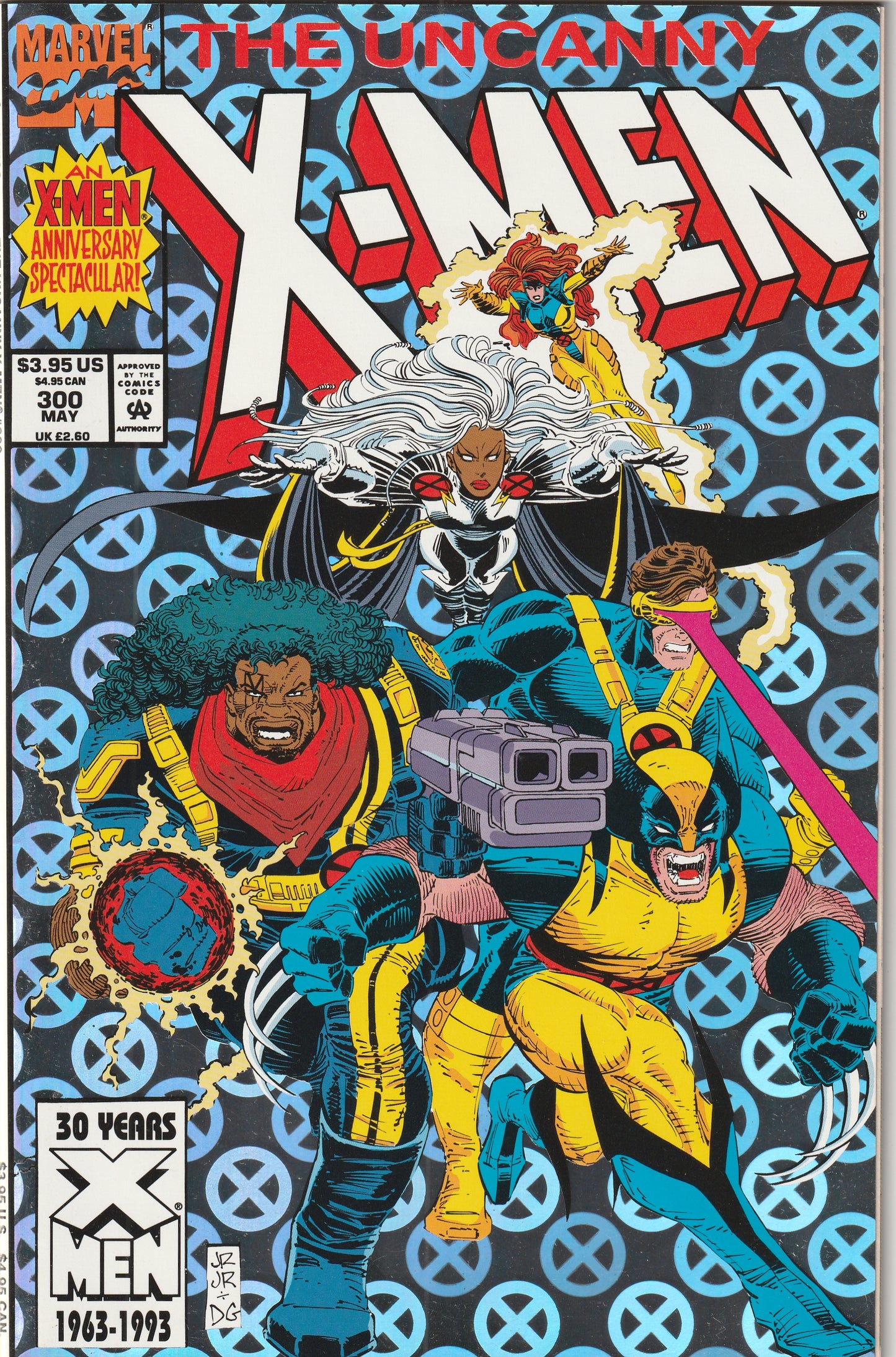 Uncanny X-Men #300 (1993) - Holographic Foil Cover, 1st appearance of Amelia Voght