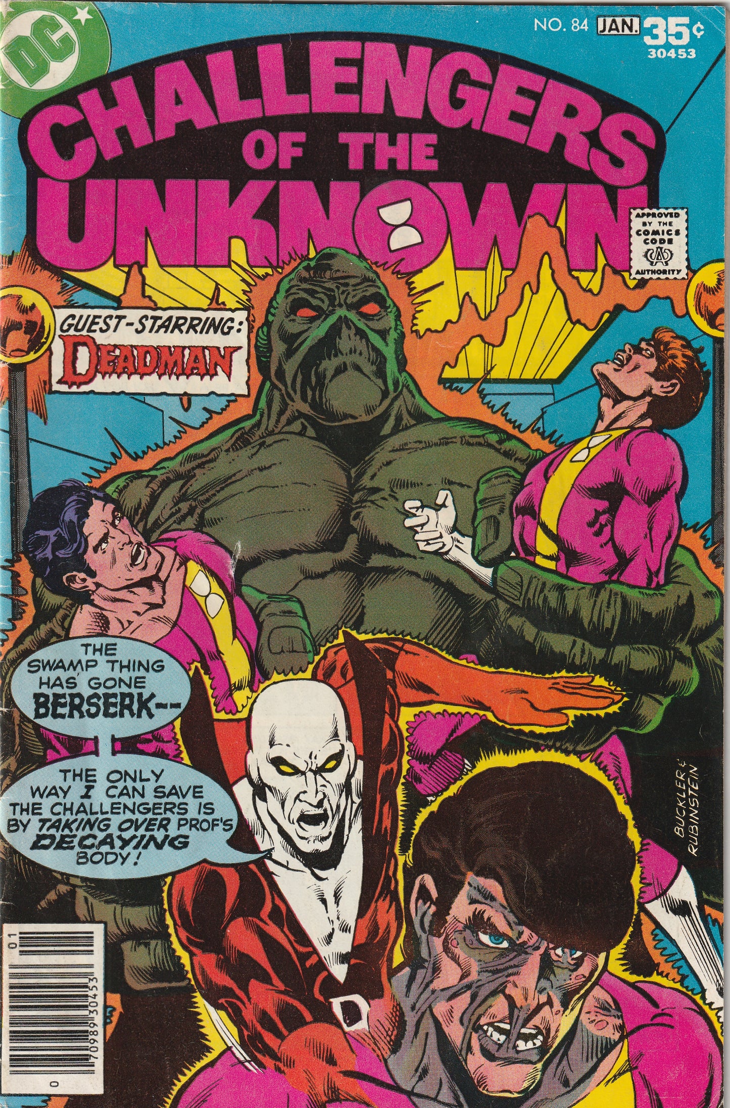Challengers of the Unknown #84 (1977) - Deadman appearance