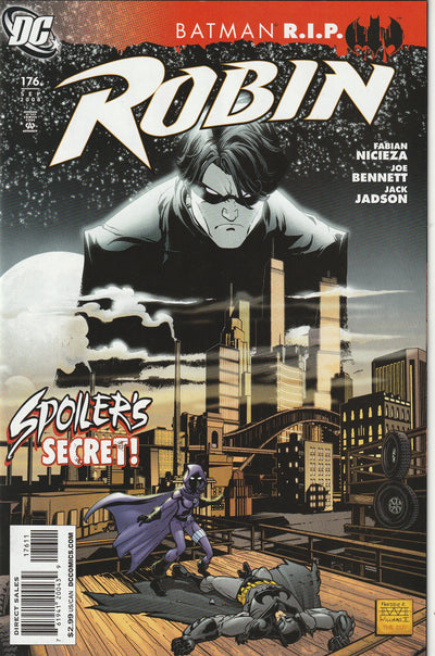 Robin #176 (2008) - Batman R.I.P. tie-in