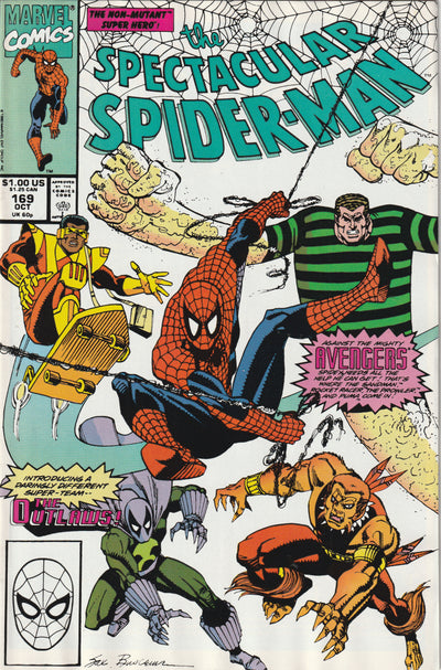 Spectacular Spider-Man #169 (1990) - Avengers crossover