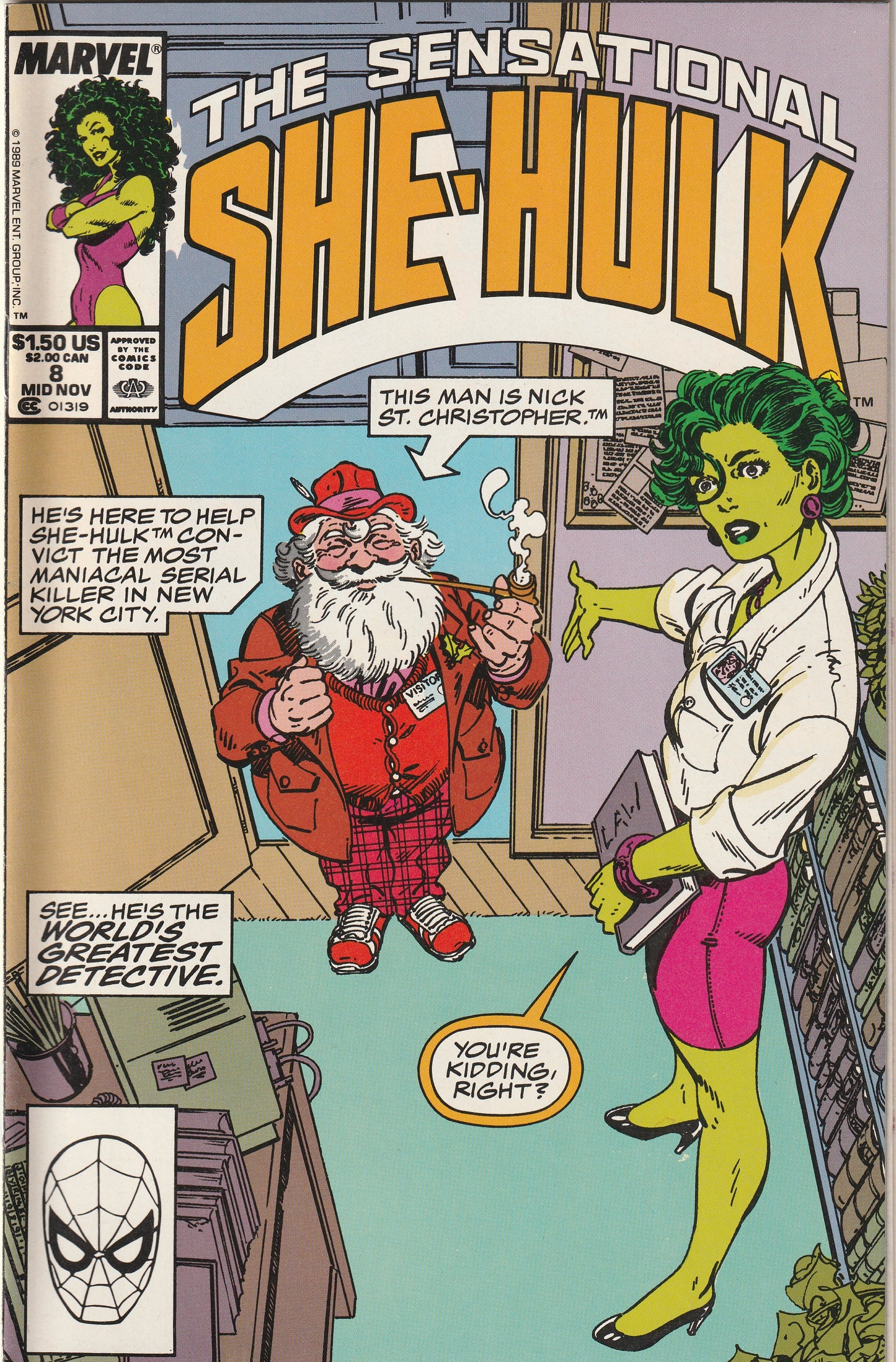 Sensational She-Hulk #8 (Vol 2, 1989)