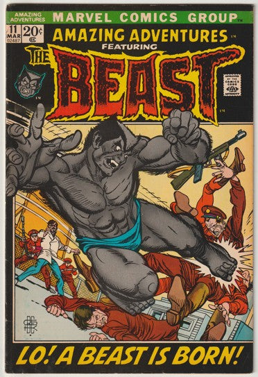 Amazing Adventures #11 (1972) - Gil Kane, 1st Appearance of Furry Beast