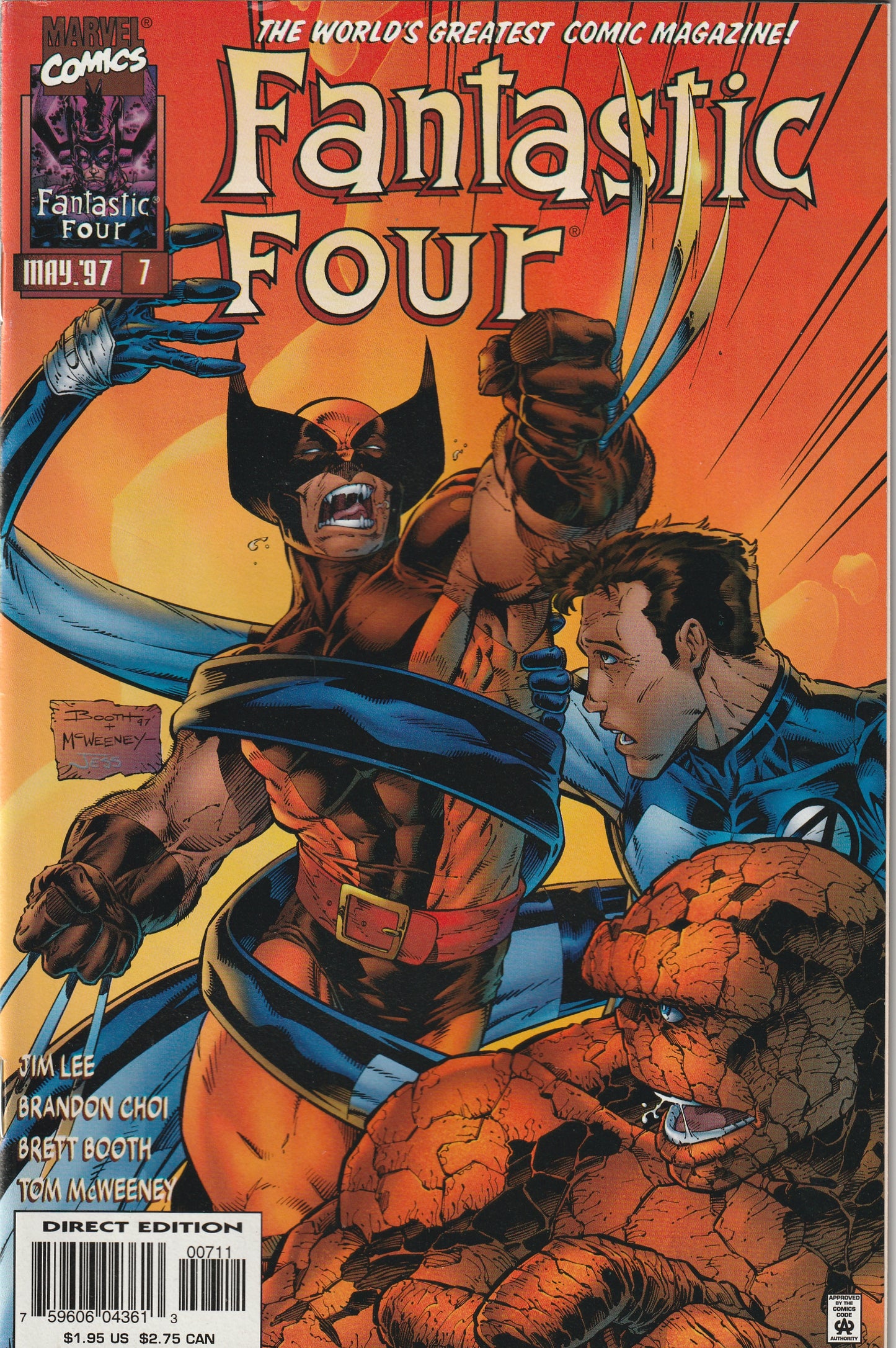 Fantastic Four #7 (1997) - Heroes Reborn - Jim Lee