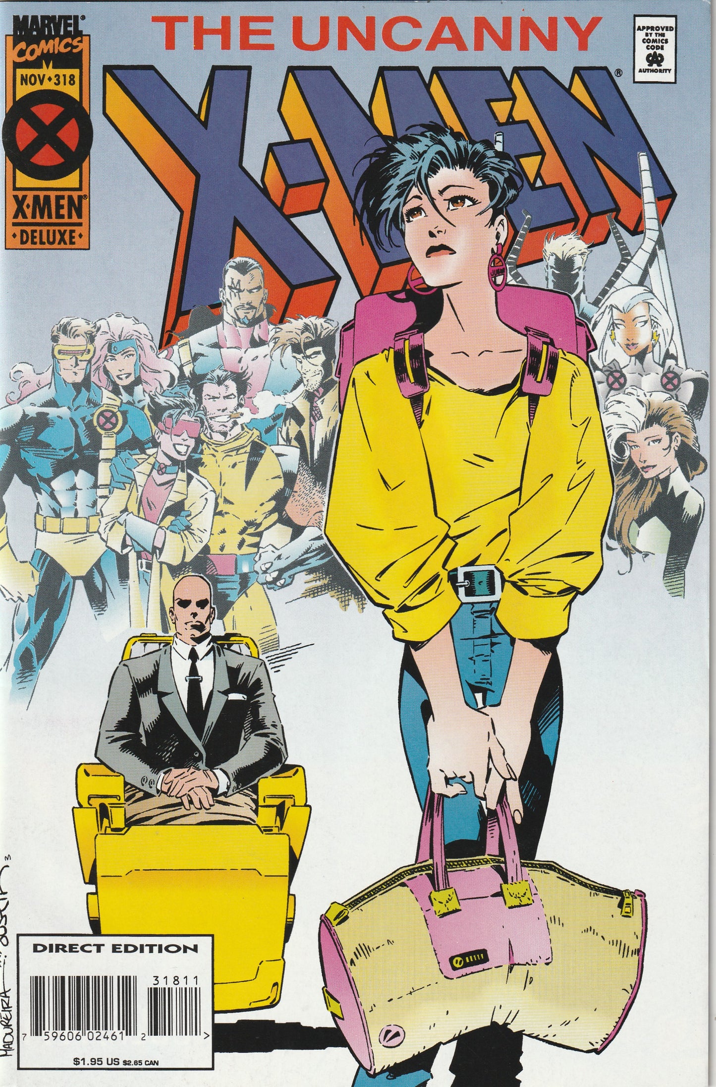 Uncanny X-Men #318 (1994) - Deluxe Edition, 1st team appearance of Generation X