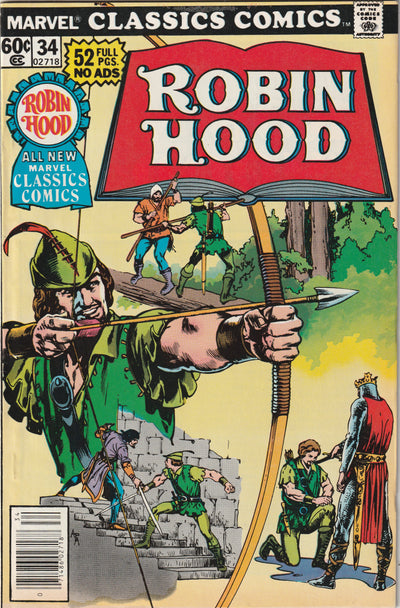 Marvel Classics Comics #34 (1978) - Robin Hood