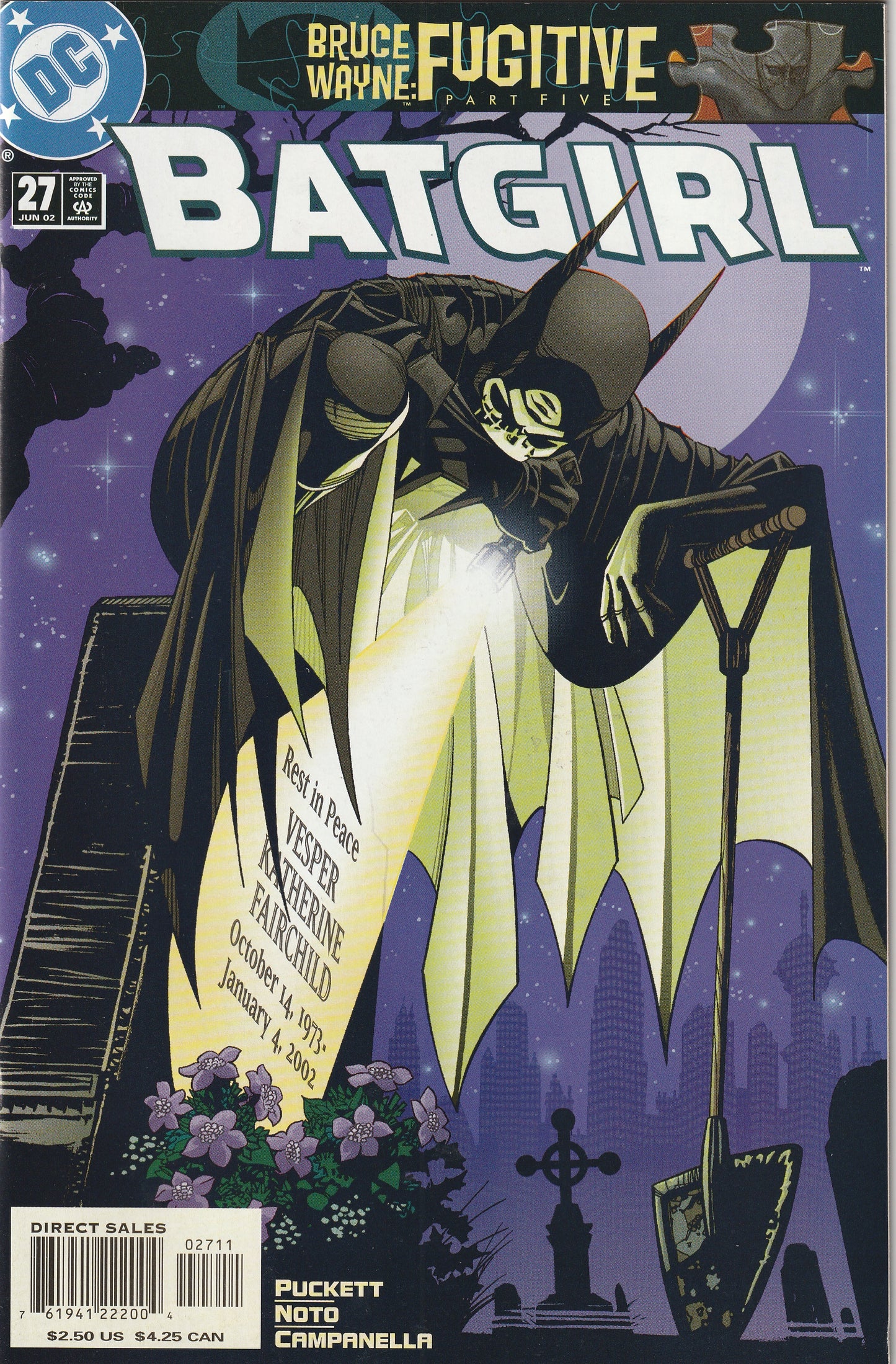 Batgirl #27 (Vol 1, 2002) - Bruce Wayne Fugitive tie-in