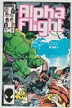 Alpha Flight #29 (1985) - Mike Mignola art, Hulk appearance