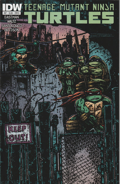 Teenage Mutant Ninja Turtles #47 (2015) - Cover B
