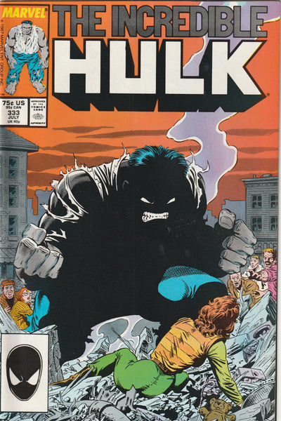 Incredible Hulk #333 (1987) - Todd McFarlane Grey Hulk