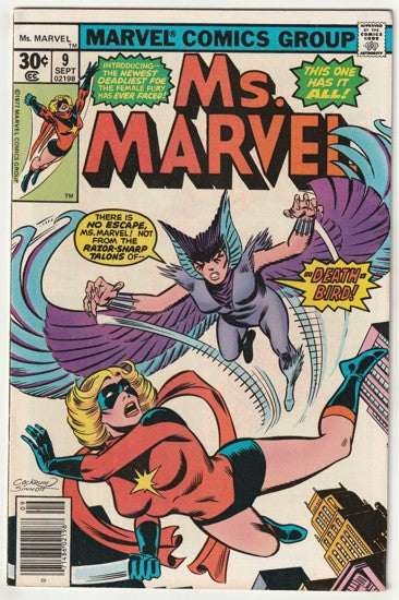 Ms Marvel #9 (1977) - 1st Appearance of Deathbird