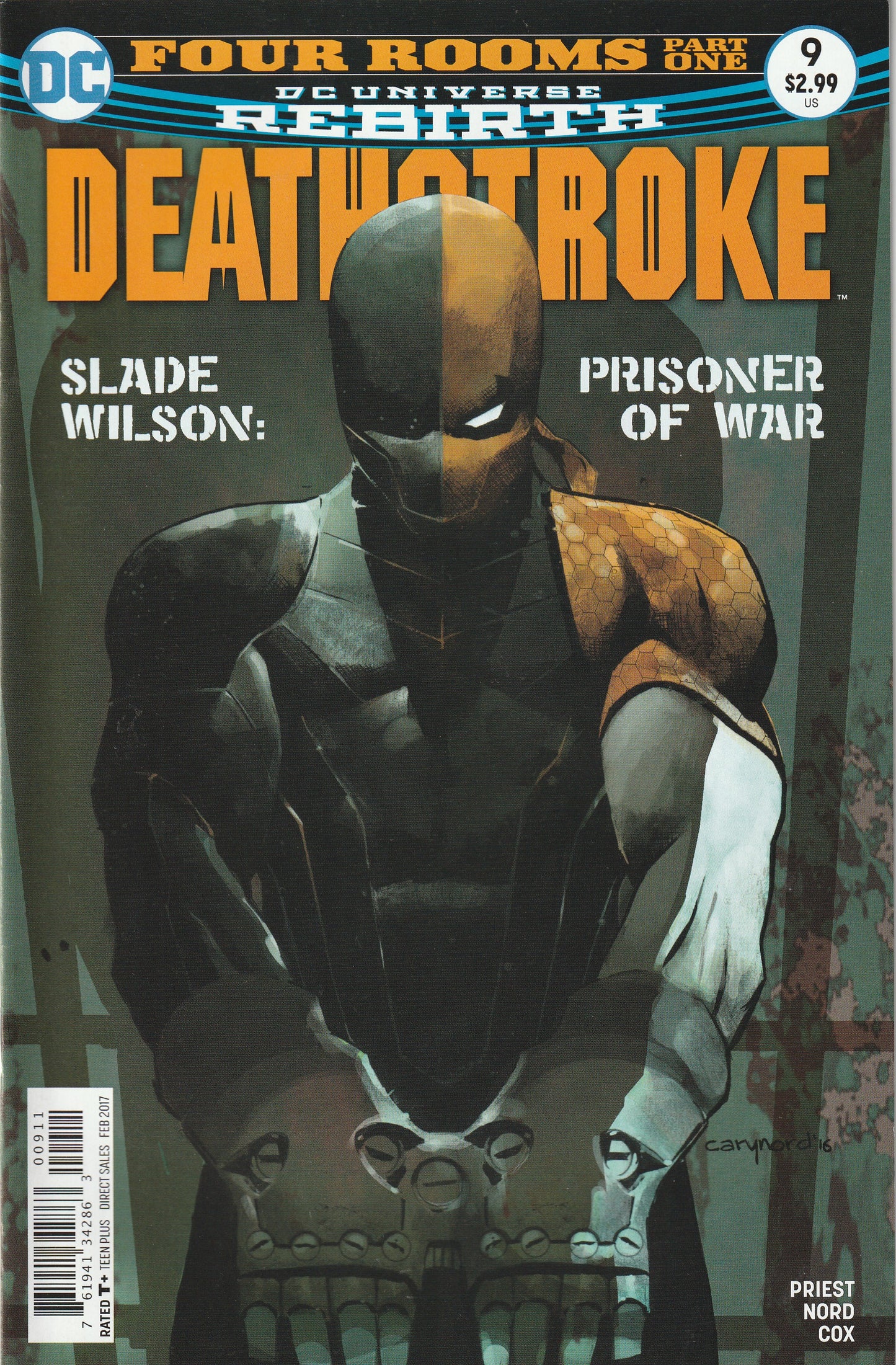 Deathstroke #9 (Rebirth, 2017) - Regular Cary Nord Cover