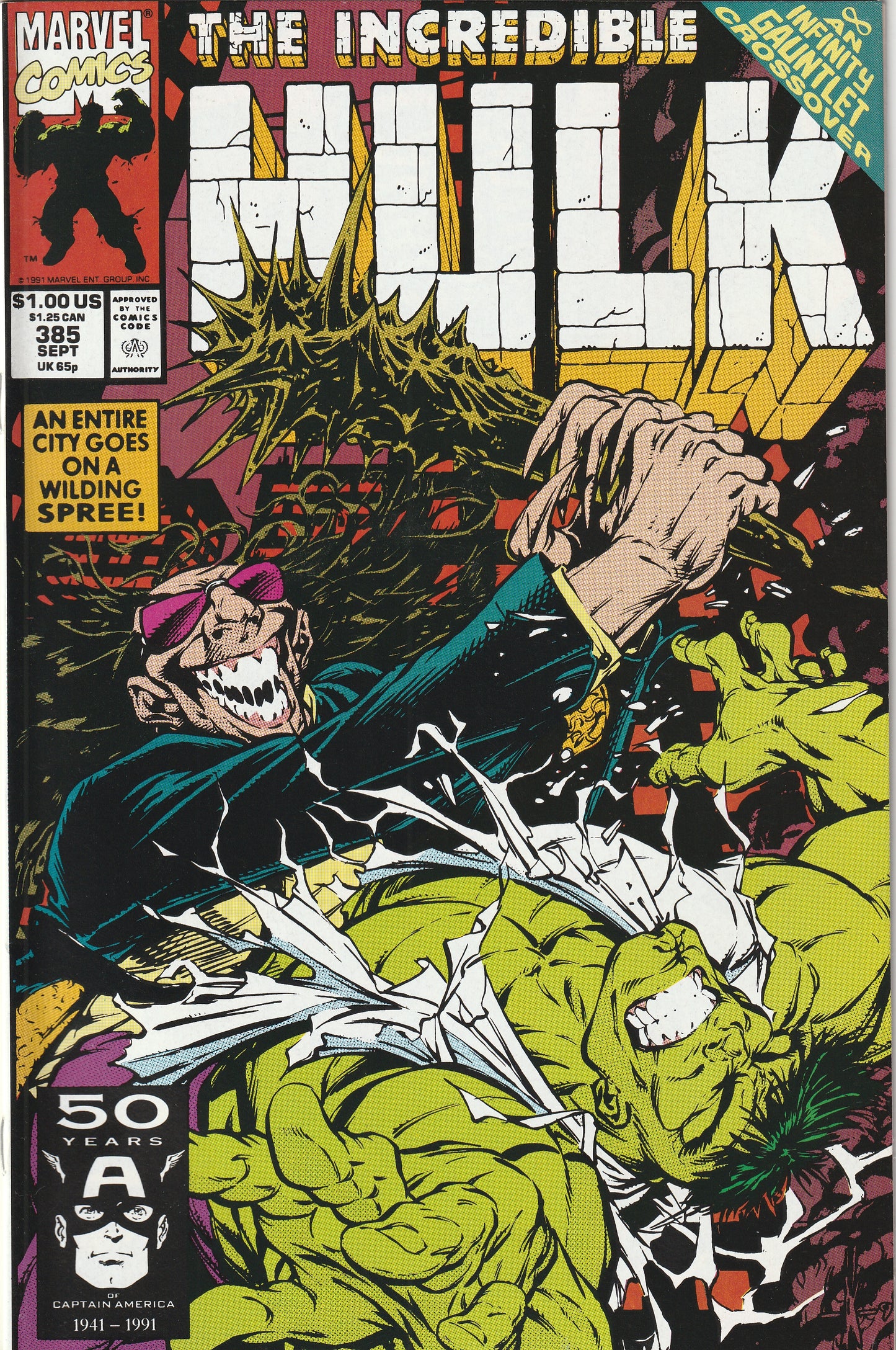 Incredible Hulk #385 (1991)
