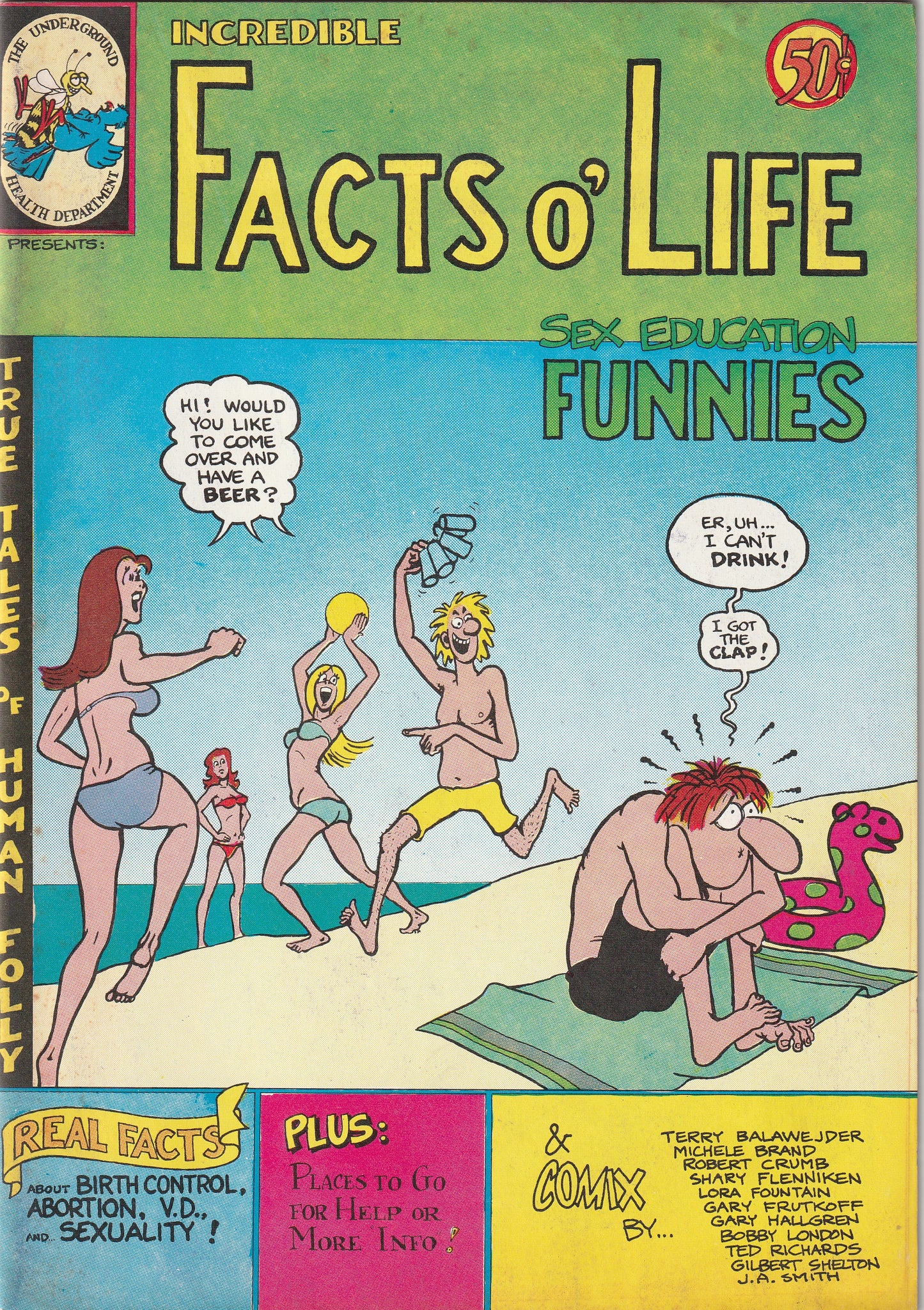 Facts O' Life Funnies (1972) - Robert Crumb, Shary Flenniken, Gary Hallgren, Bobby London, Gilbert Shelton and more!