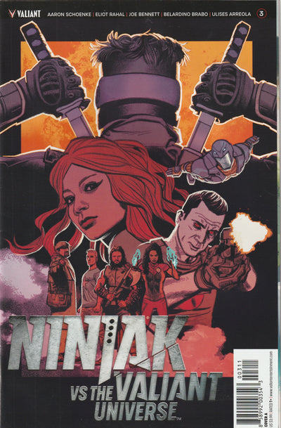 Ninjak vs the Valiant Universe #3 (of 4) (2018) - Cover A by Greg Smallwood