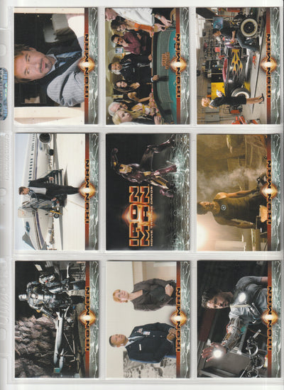 2008 Rittenhouse Archives Iron Man Movie Trading Cards - Complete base set