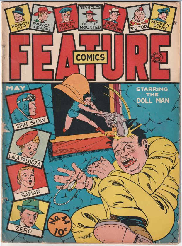 Feature Comics #44 (1941) - Doll Man by Reed Crandall begins