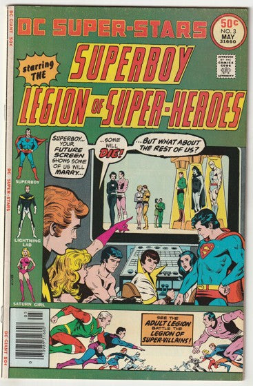 DC Super Stars #3 (1976) Superboy Legion of Super-Heroes