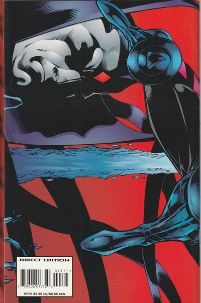 X-Men #45 (1995) - Double Gatefold Prismatic Foil Cover
