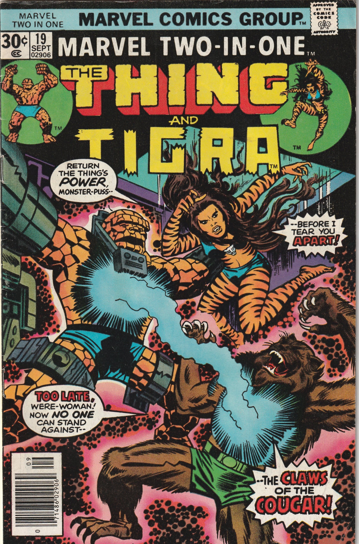 Marvel Two-in-One #19 (1976) - The Thing and Tigra