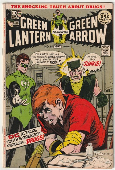 Green Lantern #85 (1971) - Speedy drug addiction storyline