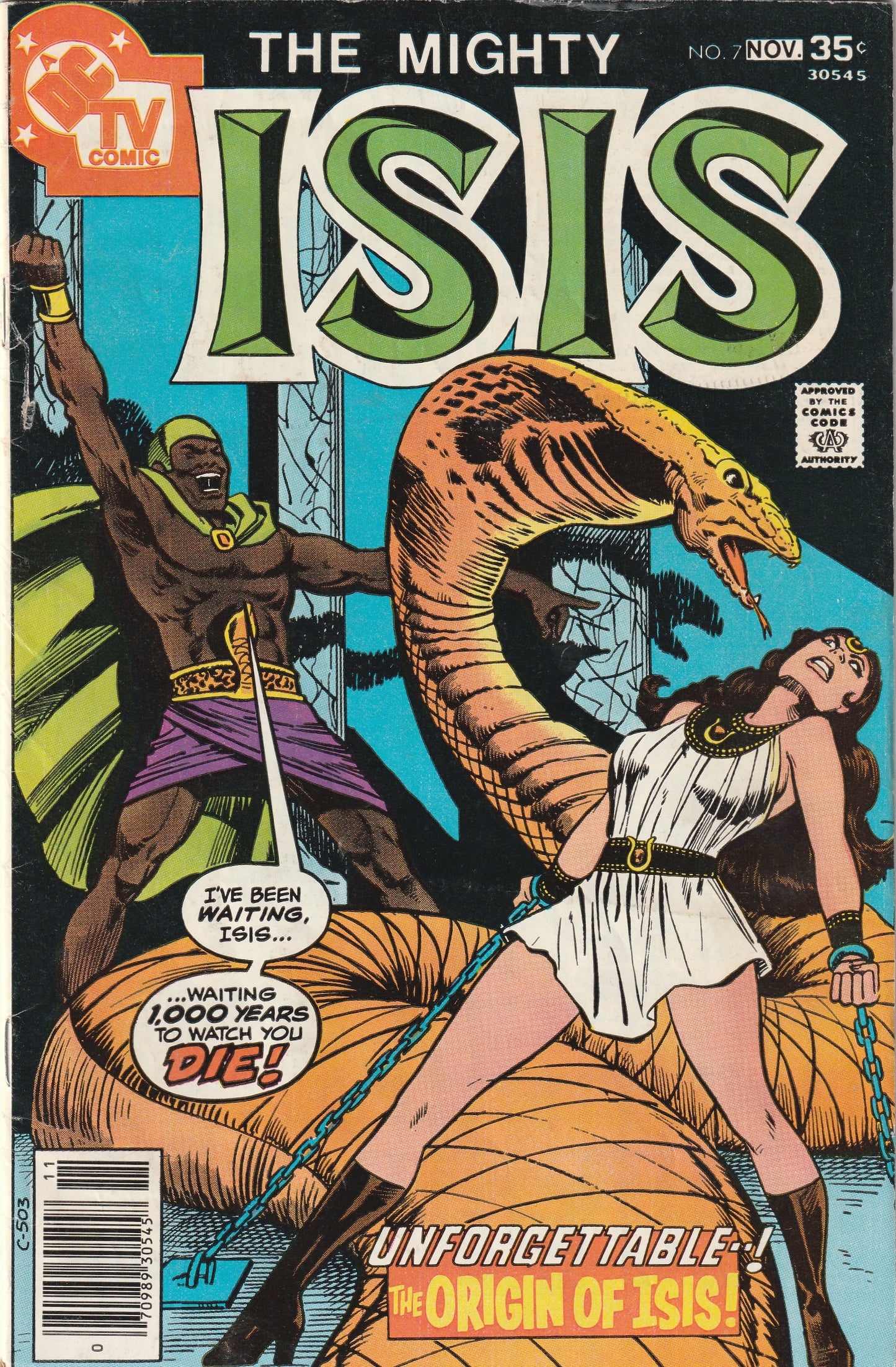 Isis #7 (1977) - Origin
