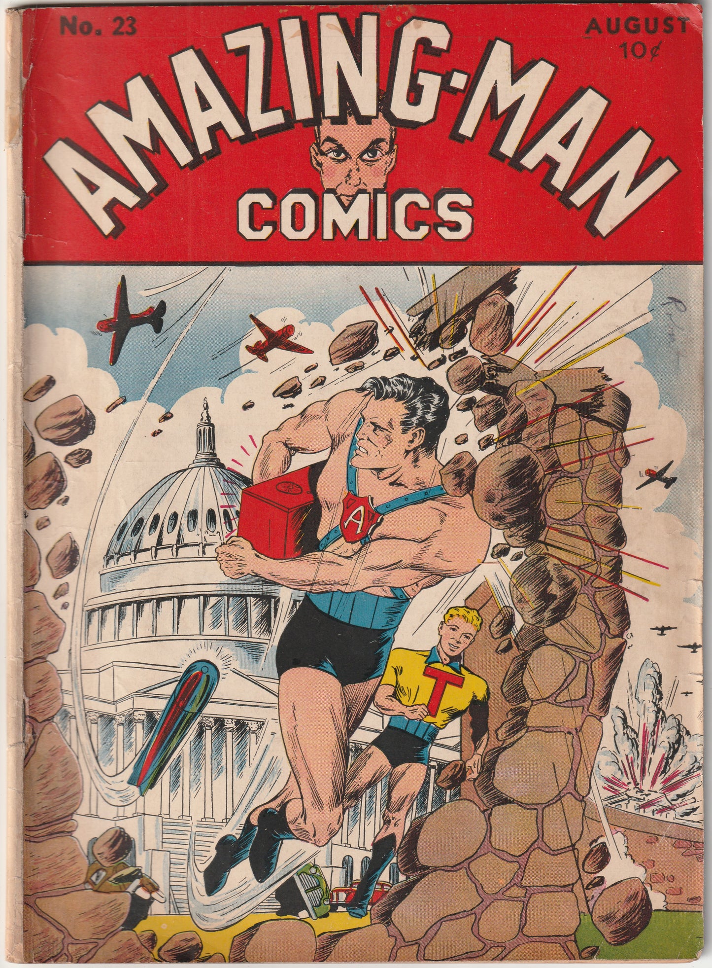 Amazing Man Comics #23 (1941) - Intro/Origin Tommy the Amazing Kid