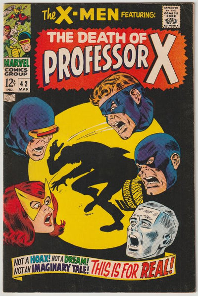 X-Men #42 (1968) - Death of Professor X