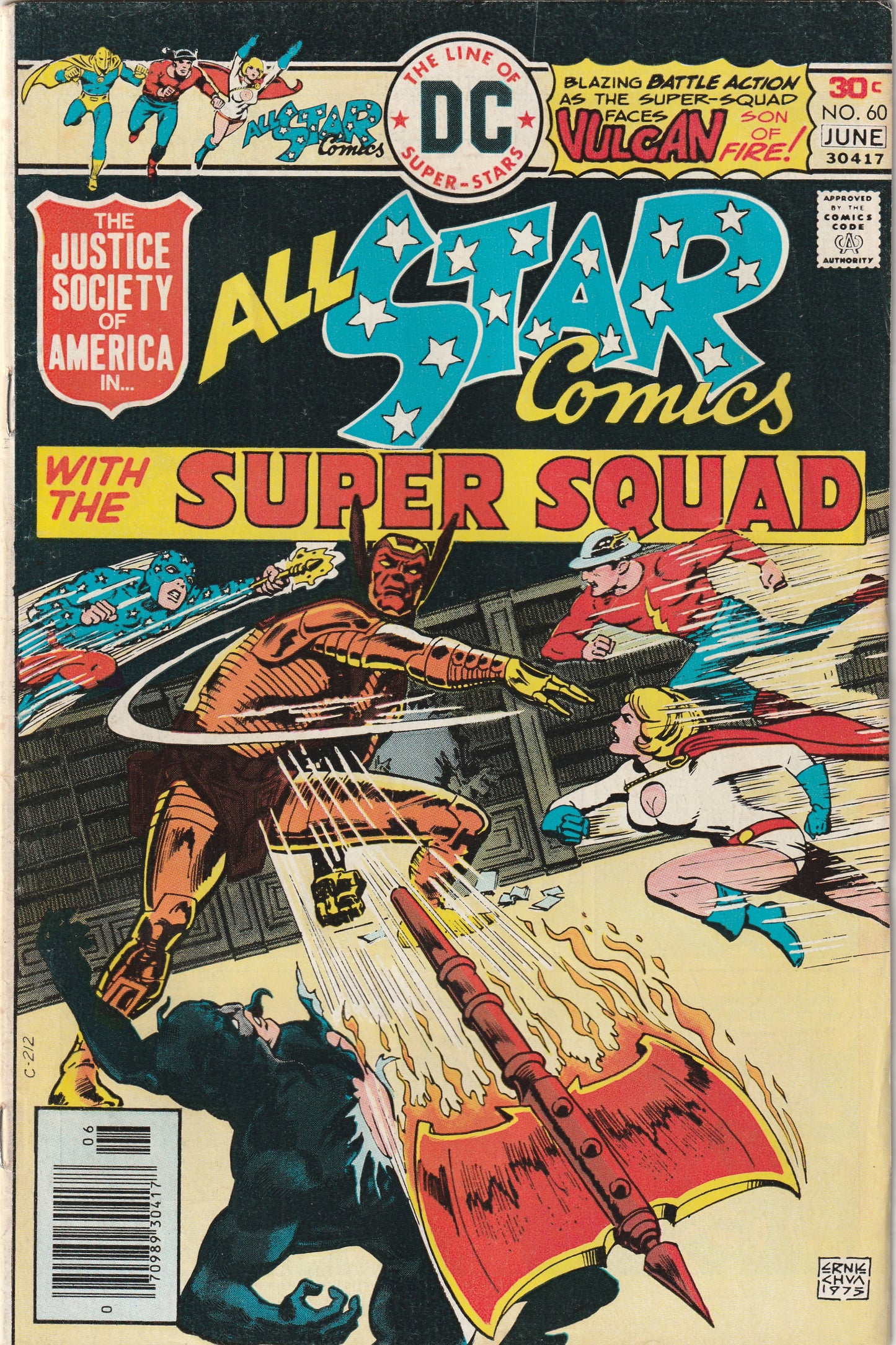 All Star Comics #60 (1976) - 1st Appearance of Vulcan
