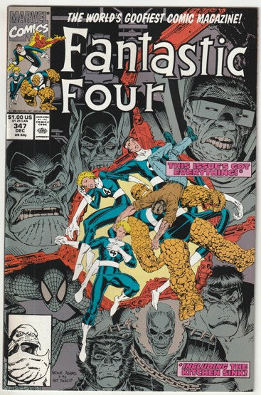 Fantastic Four #347 (1990) - 1st Team Appearance of the New Fantastic Four