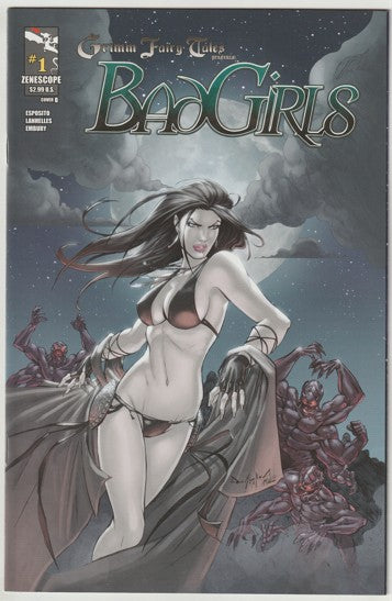 Grimm Fairy Tales Presents: Bad Girls #1 (2012) - Cover B Pasquale Qualano Variant Cover