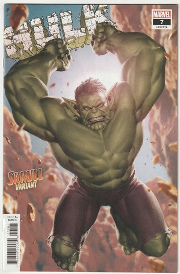 Hulk #7 (LGY #774, 2022) - Junggeun Yoon Skrull Variant cover