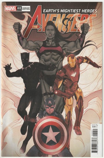 Avengers #40 (LGY #740) (2021) - Joshua Swaby Variant Cover