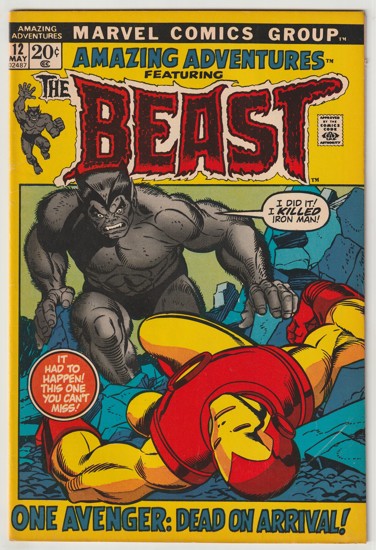 Amazing Adventures #12 (1972) - Gil Kane, Iron Man Appearance