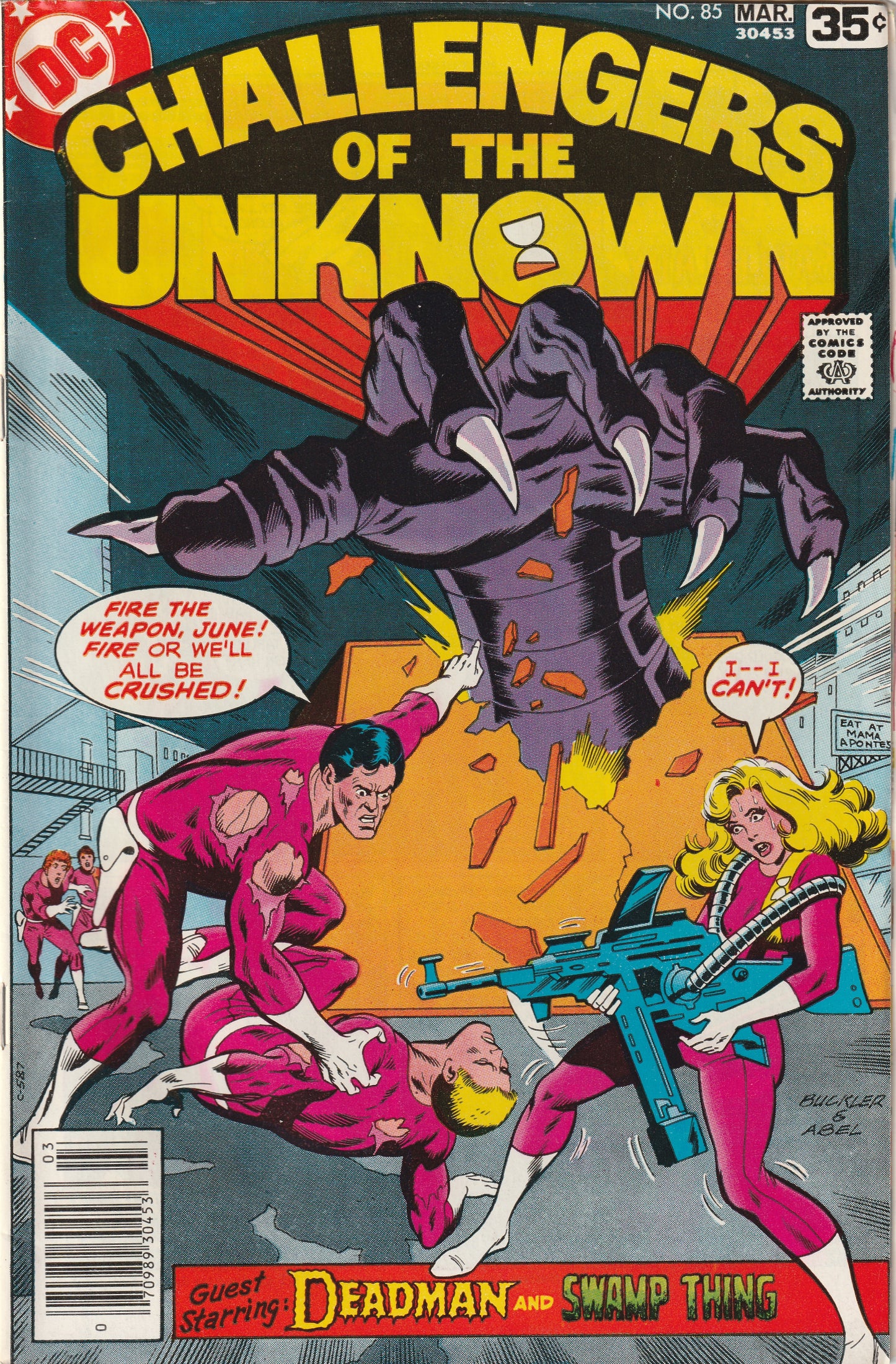 Challengers of the Unknown #85 (1978) - Deadman & Swamp Thing appearance