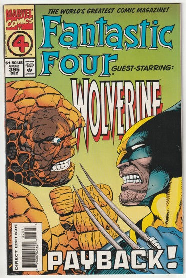 Fantastic Four #395 (1994) - Wolverine appearance