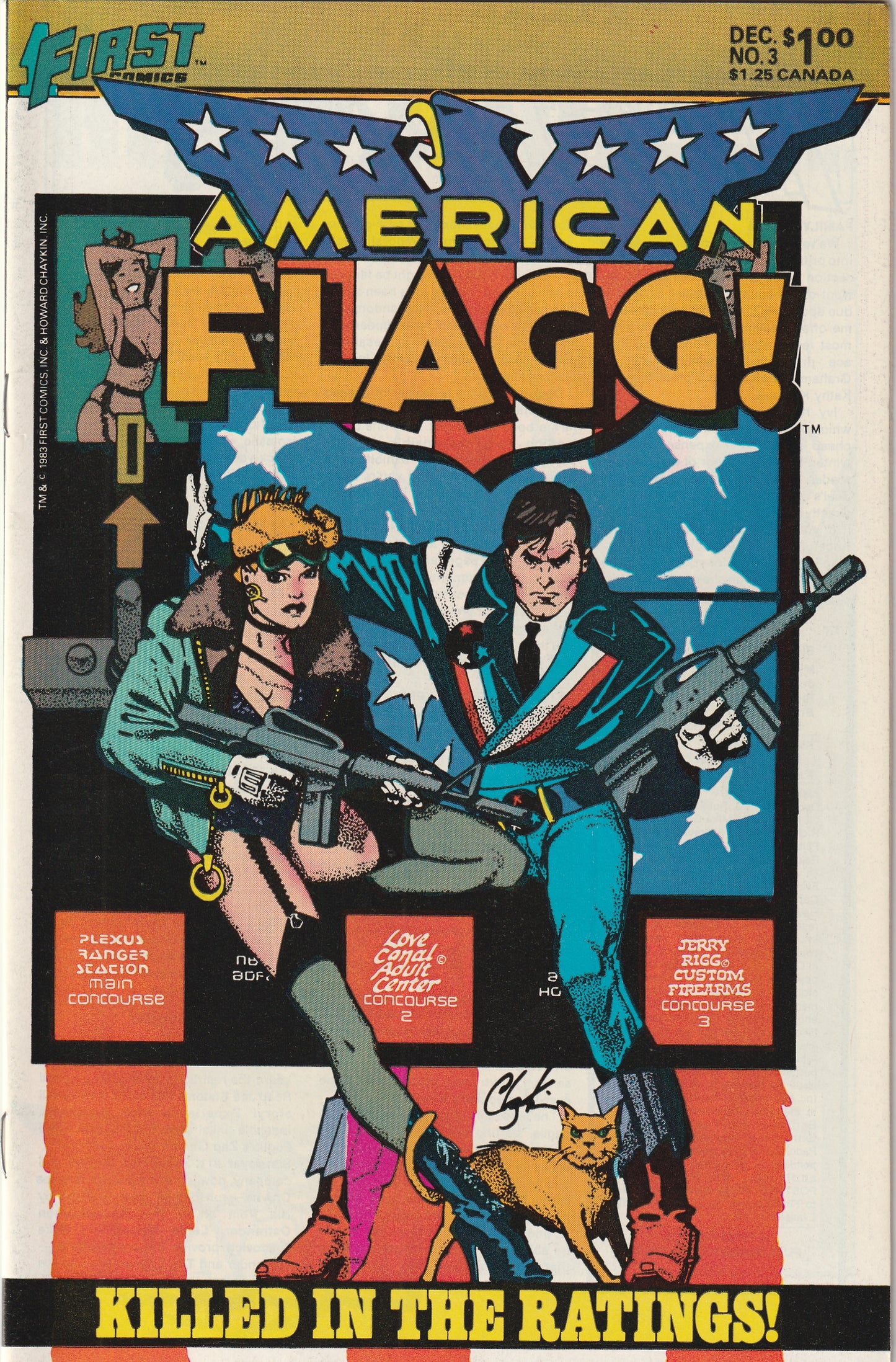American Flagg #3 (1983) - Howard Chaykin